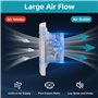 Aigostar Extracteur d'Air 120 mm, Silencieux Ventilateur de Salle de Bain, Ventilation des Salles de Bain et Toilettes, VMC pour