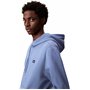 Calvin Klein 400Gsm Terry Badge Hoodie Lv04Rc274G Sweatshirts, Blue (Dull Nile Blue), XL Homme