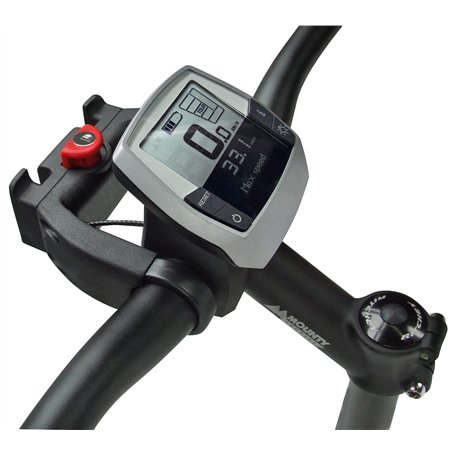 Klickfix Adaptateur de guidon E avec verrou pour vélo électrique avec affichage