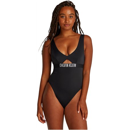 Calvin Klein Maillot de Bain Femme One Piece Dos Nu