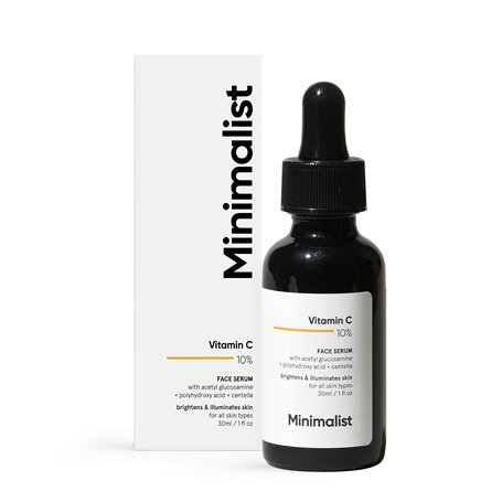 Minimalist Sérum pour le visage avec 10 % de vitamine C pour une peau éclatante