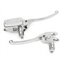 MOMOALA 22Mm Moto Hydraulique Frein Maître Cylindre Levier d'embrayage Chrome