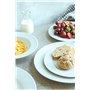 MÄSER Série Arlona - Assiettes à dessert pour 6 personnes - En porcelaine de qualité supérieure - Petites assiettes en céramique