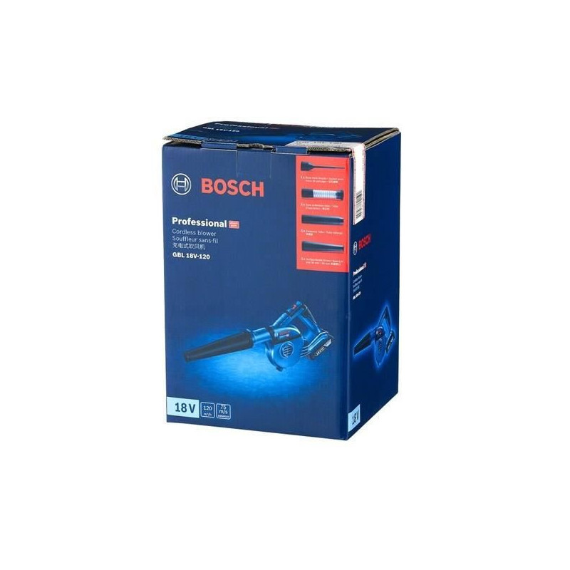 Image secondaire de Bosch GBL 18V-120 Professional souffleur de feuilles sans fil 270 km/h Noir, Bleu