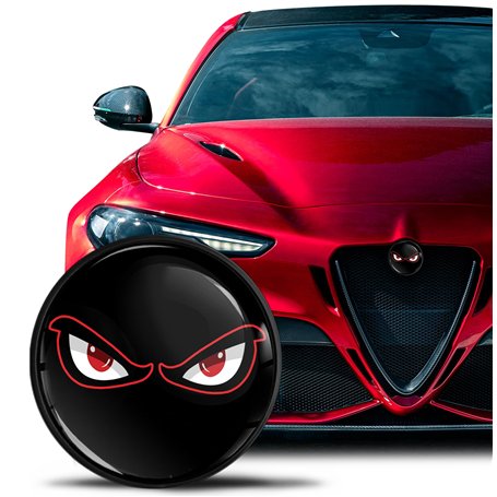 SkinoEu Compatible avec L'emblème Alfa Romeo pour Capot Avant