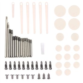 Clarinette en métal réparation pièces d'entretien vis tampons outils Kit clarinettes accessoires pour joueurs de clarinette et a