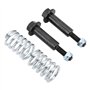 Boulon et Ressort D'échappement, écrou de Boulon de Collecteur D'échappement et Kit de Ressort 35129 Pièces de Réparation 2 Pièc