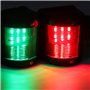 Akozon Feu de Signalisation de Navigation, Lumières D'ancre de Navigation de Yacht de Bateau Lampe Waterpoof IP66 à LED Verte Ro