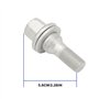 AUROLYNNE M12 x 1,25 Boulon Roue Pour Berlingo Picasso C3 C4 106 206 Zafira Jumper 307 308 406 407 3008 5008 Boulon Roue
