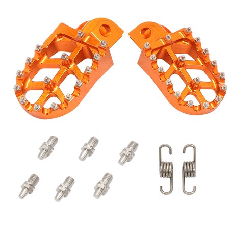 AUROLYNNE Repose Pieds Moto Cale Pied Moto CNC pour Sxe Exc 2006-2016 450 250 125 Pédales pour motos Fashionable Eye-catching Br