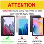 Kemocy Etui pour Samsung Galaxy Tab A7 Lite 8.7 (2021), PC + TPU avec Support Coque de Protection pour Tablette Samsung Galaxy T