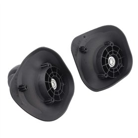 RiToEasysports 2 pièces/Ensemble Roues de Bagage à Une rangée de Rechange Valise muet Roues à Rouleaux Simples pour Accessoire d