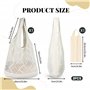 1 pièce sac crochet+1 pièce à cosmétiques, sac plage femme, été femme,beach bag,à main ete,cabas de plage,grand