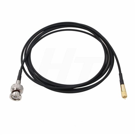 HangTon Câble coaxial BNC vers Microdot UNF 10-32 RF pour capteur de vibration GRAS Mic Capteur d'accélération Transducteur acou