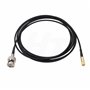 HangTon Câble coaxial BNC vers Microdot UNF 10-32 RF pour capteur de vibration GRAS Mic Capteur d'accélération Transducteur acou