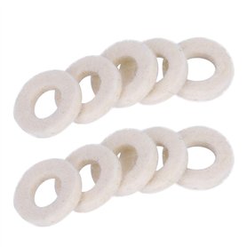 Coussinets en feutre de trompette de remplacement, coussins en feutre de trompette pour coussinets en feutre de trompette souple Coussinets en feutre de trompette de remplacement