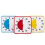 TIME TIMER Classroom Set Couleurs Primaires Minuterie Visuelle 60Min Cartes D'Activité Effaçables Sec Salle Classe Centres d'app