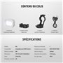 NEEWER Basics M21 Lampe supplémentaire magnétique Compatible avec DJI Osmo Pocket 3 Gimbal Cam Creator Combo, 1,3 W USB C, Recha