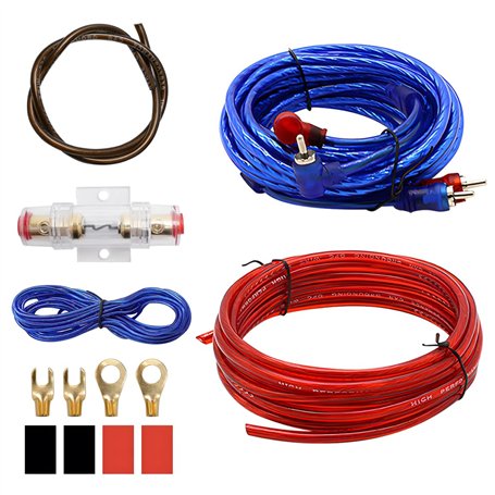 Vexran Kit de connexion de câbles ampli voiture