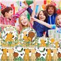 Vaisselle de Le Roi Lion 69 Pièces Décoration de Le Thème du Roi Lion Jungle Animaux Ensemble de Vaisselle de Fête avec Assiette