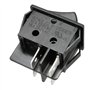 sourcing map 5Pcs AC 16A/125V 16A/250V 4 Terminal 2 Position Bateau DPST Interrupteur à Bascules Noir