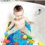 POWZOO Tapis de Bain Bébé,Douche Antiderapant pour Enfants,Tapis Douche Antidérapant,100 x 40 cm Tapis de Bain Antidérapant avec