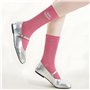 BOFUNX Chaussettes Paillettes Femme Super Maîtresse Chaussettes Socquettes Rose d’amour Respirant Anniversaire Fête Noël Cadeau