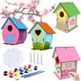 MINISOISO 4 Pièces Maison D'Oiseau Bricolage Kit