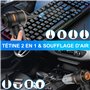 Aspirateur à Main, Aspirateur de Voiture 18000PA, Aspirateur Portable sans Fil avec 200000 U/Min Aspirateur Voiture 3 Vitesses, 