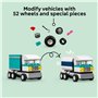 Lego Véhicules créatifs Classiques 11036, kit de Construction en Brique colorée avec Camion de crème glacée, Jouet de Voiture de