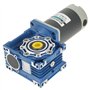 Moteur à engrenage à vis sans fin, CC 12V / 24V 120W RV40 Reduction15K Vitesse du moteur à engrenage à vis réglable CW/CCW avec 