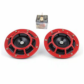 Yida Paire de klaxons électriques en métal 12 V 135 dB