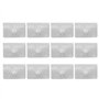 Aramox Agrafes de déflecteur de Vent, Canal de déflecteur de Pluie de Pluie de Vent de Voiture 12Pcs en Acier Inoxydable fixant