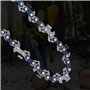 Maxentico Lot de 3 Chaînes pour Tronçonneuses, Chaine Tronconneuse pour Guide-Chaîne de 14" (35 cm), Chaine de Tronconneuse, 52