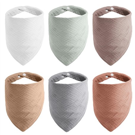 Dryxog 6 PièCes Triangulaire Bavoirs Bebe