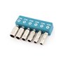 sourcing map H4 Jarret 2.5mm 3mm 3.5mm 4mm 4.5mm 5mm 6 Points Hexagonal Prise 6 en 1