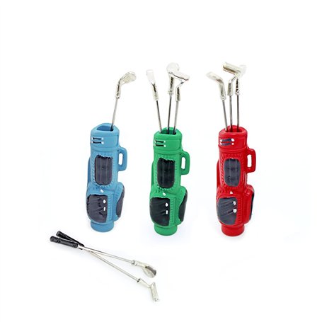 WANGCL Lot de 3 clubs de golf miniatures