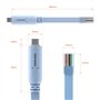 Lot de 2 câbles de console USB-C vers RJ45 pour routeurs Cisco, routeurs AP, commutateur, Windows, Linux, Mac OS