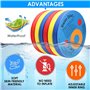 HOTENEAIRE Lot de 6 disques flottants en mousse EVA pour bras de natation pour enfants et bébés