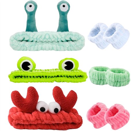 Kit de 9 Pièces Mignons Avec Bandeau Élastique et Bracelets