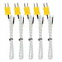 DollaTek 5PCS K Type -50-400C Sonde de thermocouple de sonde de température 1 mètre (3.3Ft)