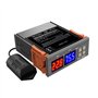 DollaTek Contrôleur d'humidité de la température 220 V 2 relais STC-3028 avec sonde de capteur d'humidité de la température Cont