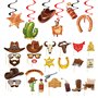 25 Pièces D'Accessoires Photo De Cowboy Occidental