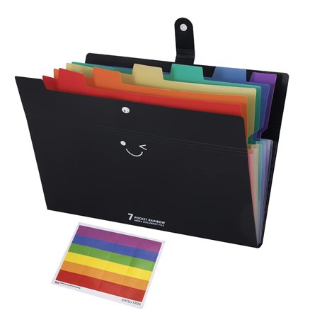 Trieur Extensible avec 7 Compartiments A4 Rangement Documents