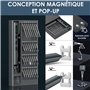 Gaethra Tournevis Électrique Sans Fil 74-en-1 Avec 64 Embouts S2, Kit Tournevis De Précision Avec 5 Niveaux De Couple Et 4 LED, 
