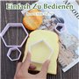 Hexagon And Pentagon Cutters With 5 Pieces Football Cake Inserts