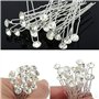 30pcs Pince à cheveux de diamant en forme de U,Épingle à cheveux de Diamants forme, Épingle à Cheveux de Marriage,Mariée Perle F