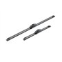 Bosch Balais d'Essuie–Glace Plats Aerotwin Retrofit AR605S, Longueur: 600mm/340mm – 1 Paire de Balais avant