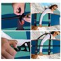 Primasage Sangle de Planche à Pagaie, RéGlable pour Planche de Surf, Portable Sangle de Transport Surf avec Porte Gobelet pour S