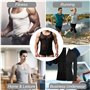 Débardeur transparent pour homme, gilet sans manches en maille pour homme, sous-chemise respirante à séchage rapide pour entraîn